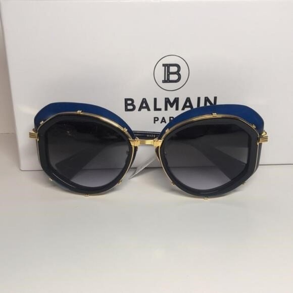 Balmain Paris NWB  Authentic Balmain Brigitte BPS-129B Sunglasses - Picture 3 of 15